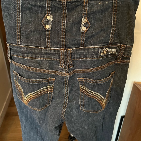 High Rise Button-Up Blue Jeans - Picture 2 of 4